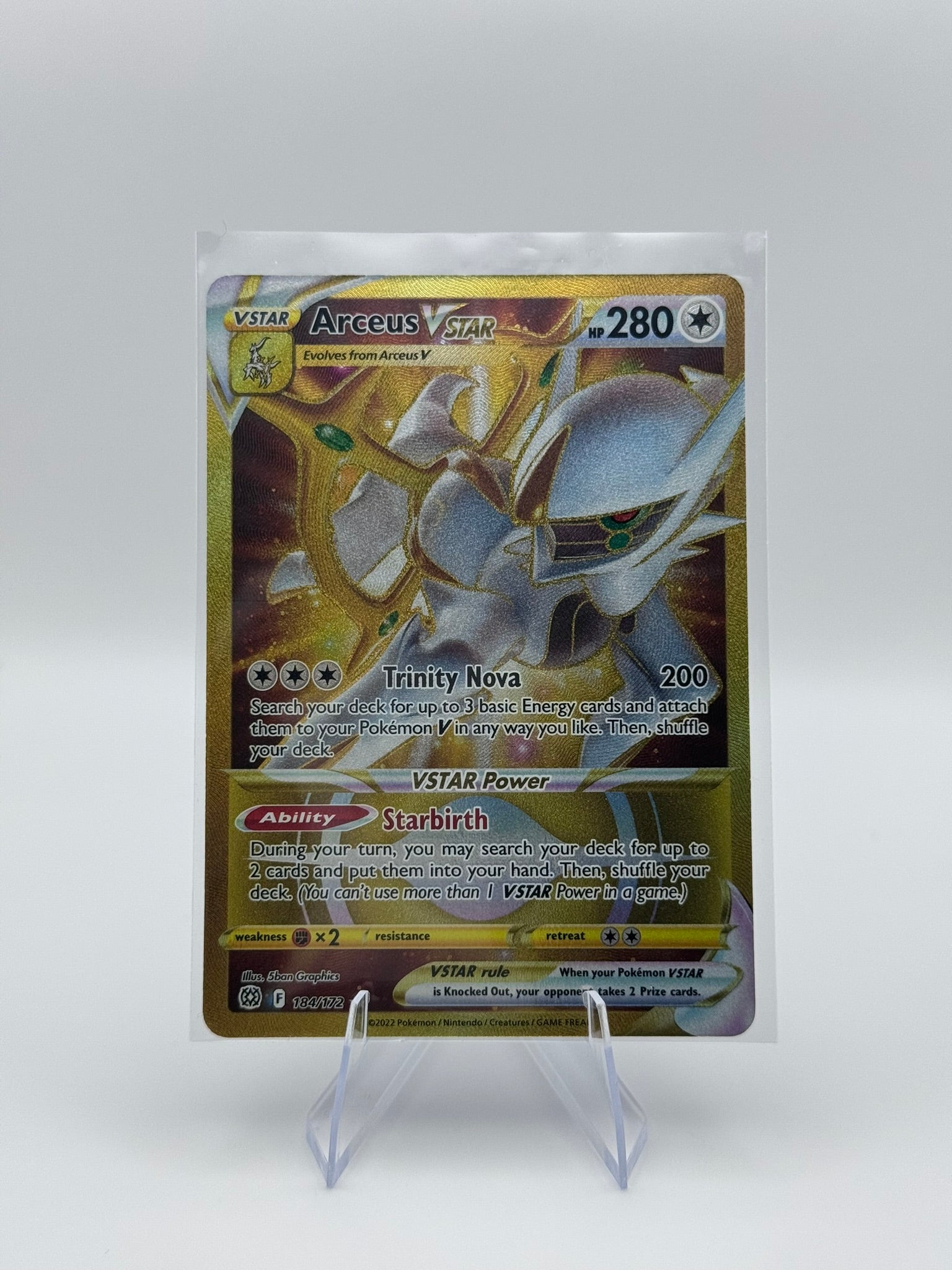 Arceus VSTAR #184 Pokemon Brilliant Stars - NM